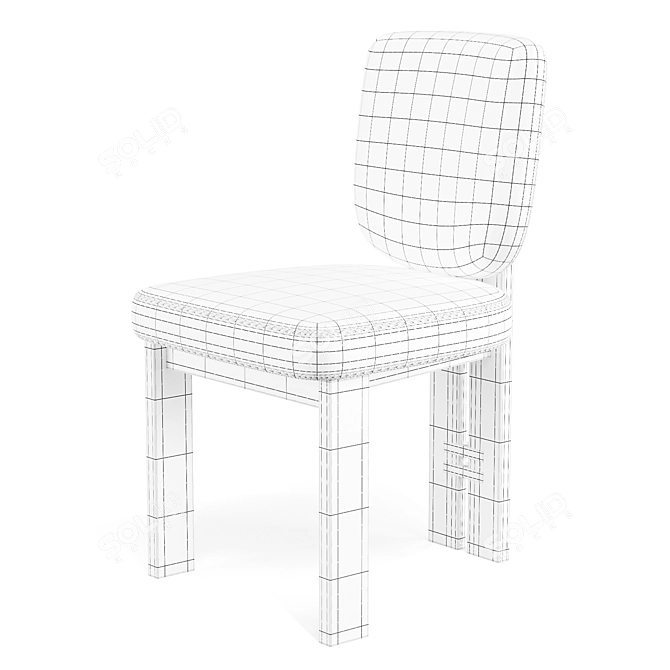 Sydney Dining Chairs, Set of 2 3D model image 7