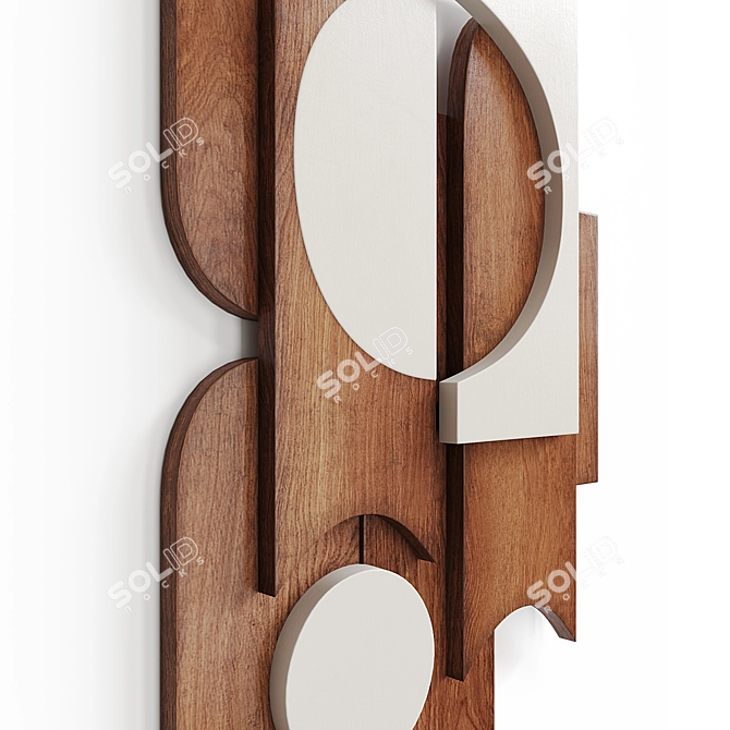 Tilde Grynnerup Wooden Panel Set 3D model image 4