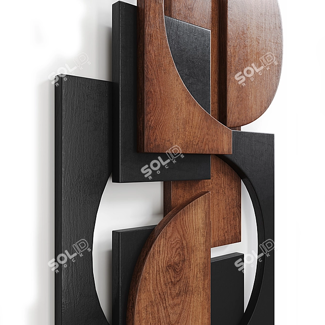 Tilde Grynnerup Wooden Panel Set 3D model image 8