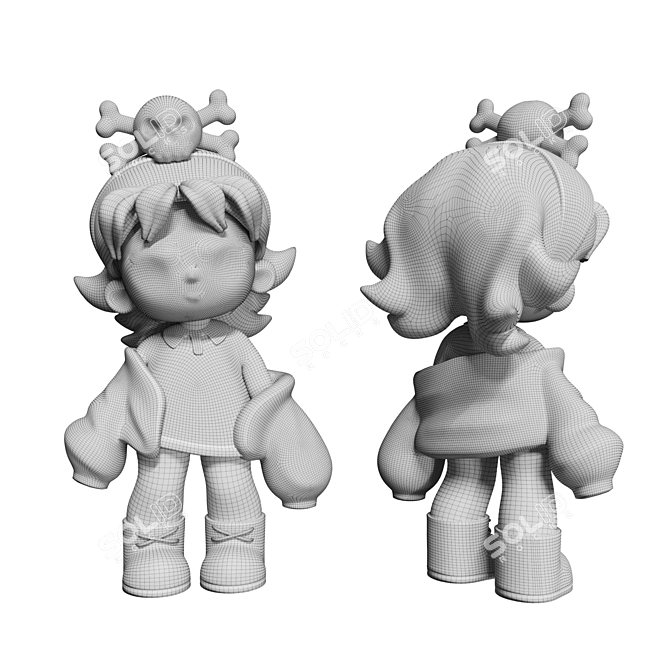 Title: Printable Dora Figure Model 3D model image 3