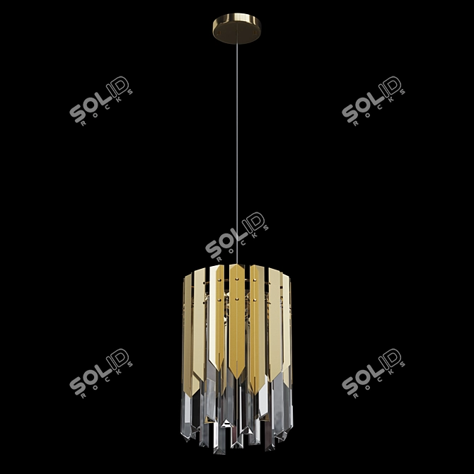 Elegant Vienna Chandelier Fixture 3D model image 1