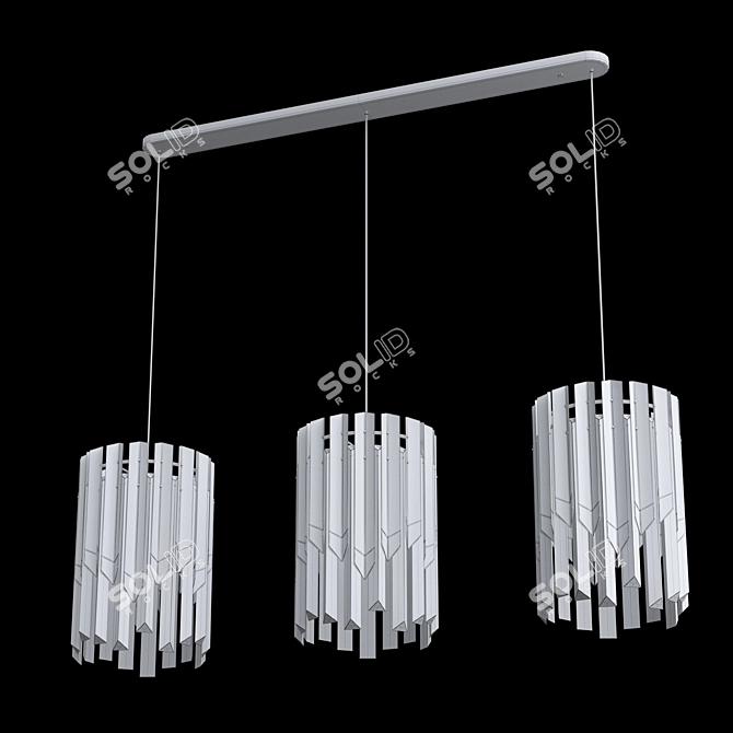 Elegant Vienna Chandelier Lighting 3D model image 3