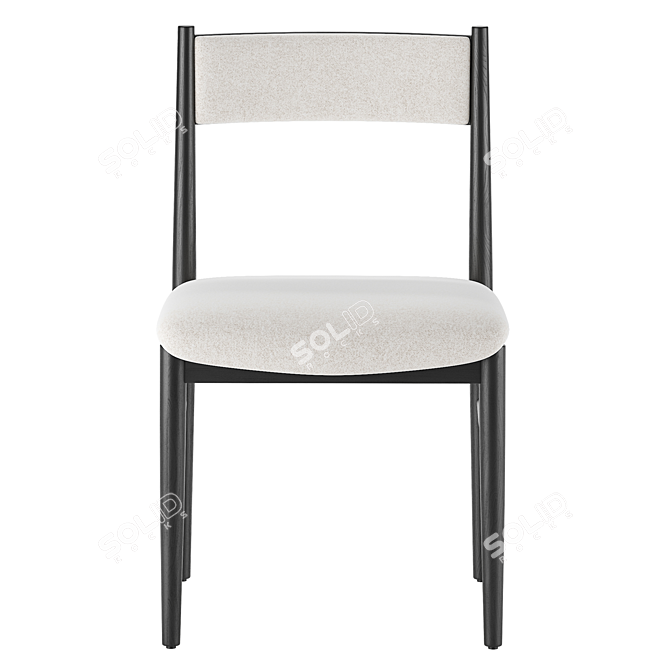 Petrie Upholstered Dining Chair 3D model image 4