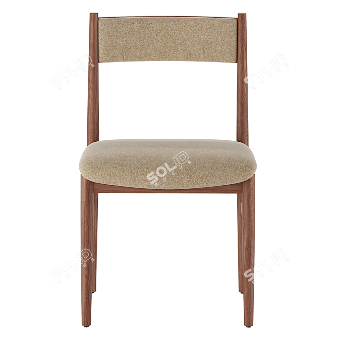 Petrie Upholstered Dining Chair 3D model image 5