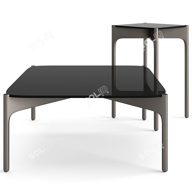 Modern Dedon Izon Coffee Tables 3D model image 2