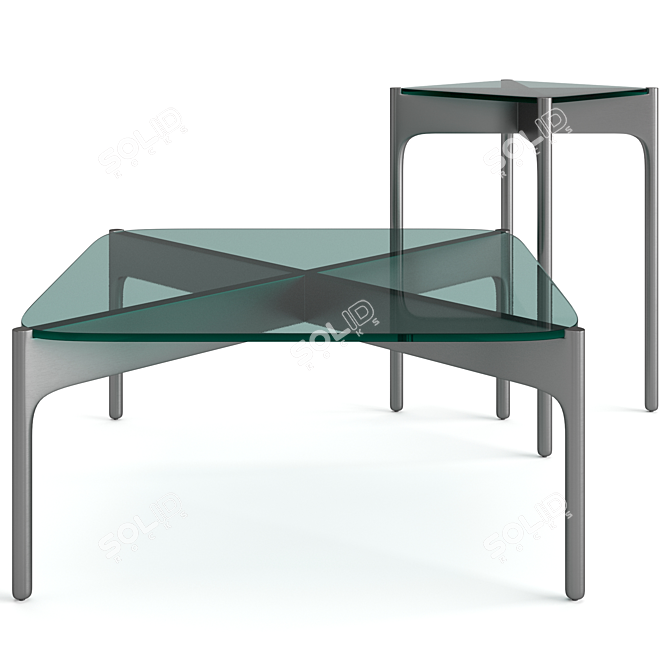 Modern Dedon Izon Coffee Tables 3D model image 3