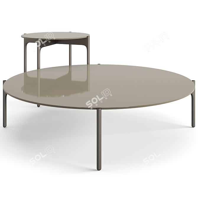 Modern Dedon Izon Coffee Tables 3D model image 6