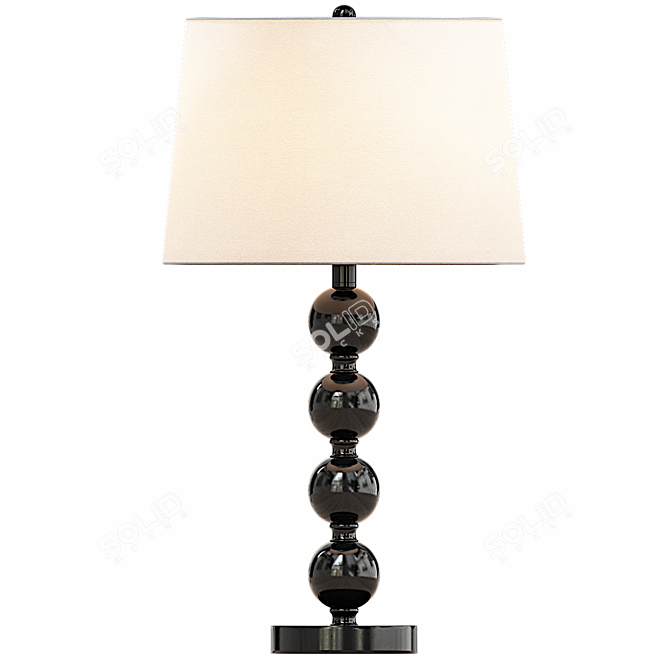 Modern Crigler Metal Table Lamp 3D model image 1