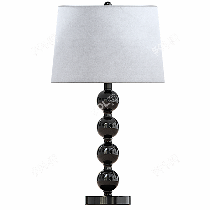 Modern Crigler Metal Table Lamp 3D model image 2