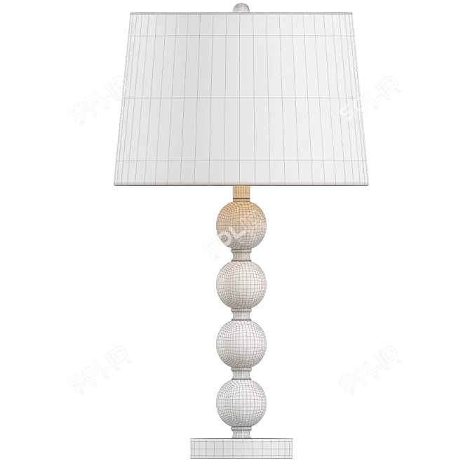 Modern Crigler Metal Table Lamp 3D model image 3