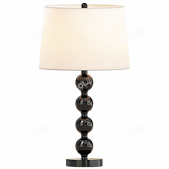 Modern Crigler Metal Table Lamp 3D model image 4