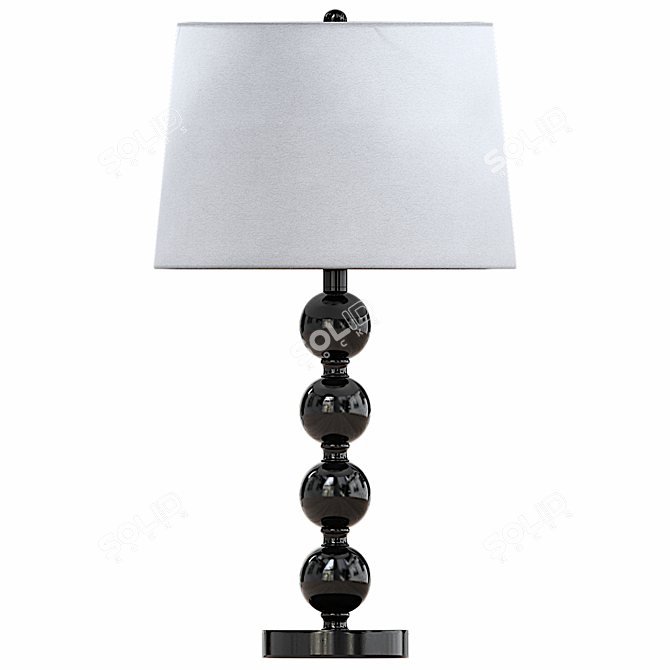 Modern Crigler Metal Table Lamp 3D model image 5