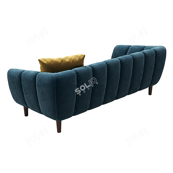 Kaza Bayton Sofa: Modern Comfort 3D model image 3