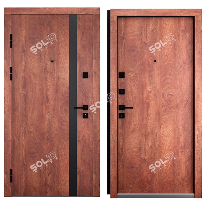 Stella Entry Metal Door (Abvehr) 3D model image 3