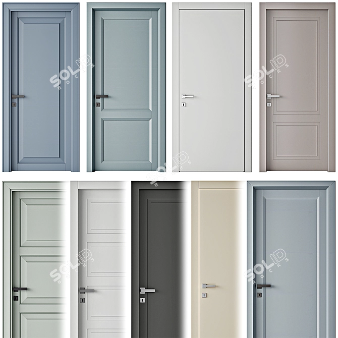 Garofoli 017 Wine Set 3D model image 1