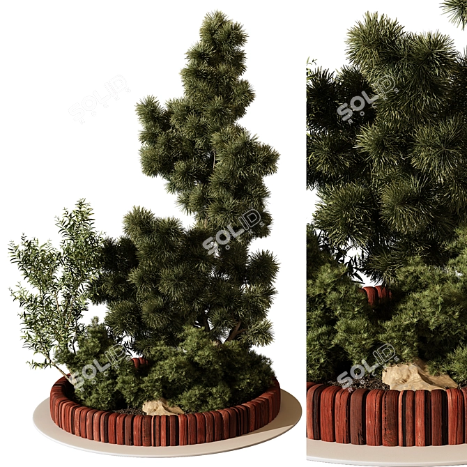 Outdoor Plant 207 3D Model 3D model image 1