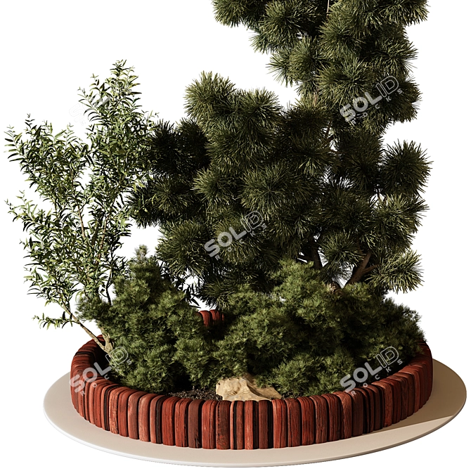 Outdoor Plant 207 3D Model 3D model image 2