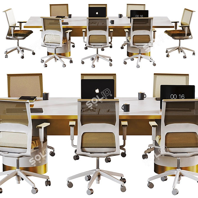  Office Set7: High-Detail 3D Models 3D model image 3