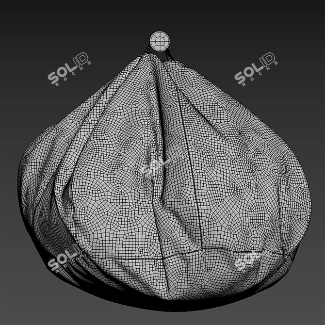 Hanging Bean Bag Chair 3D model image 4