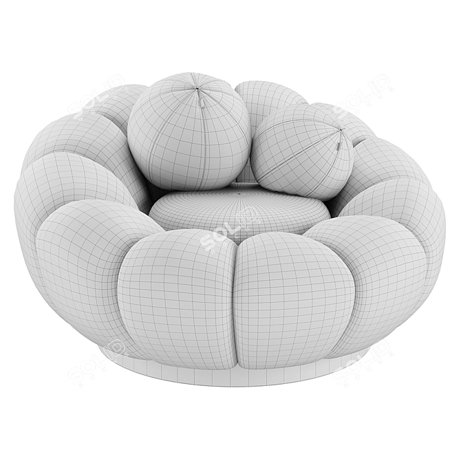 Eichholtz Swivel Chair Mello: 117103 3D model image 7