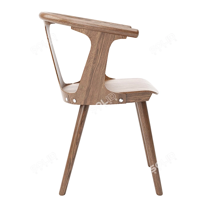 Modern SK1 Dining Chair  2021 3D model image 2