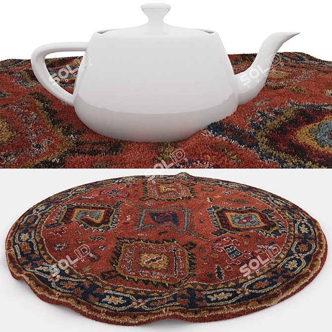 Versatile Rug Set 3D Models 3D model image 4