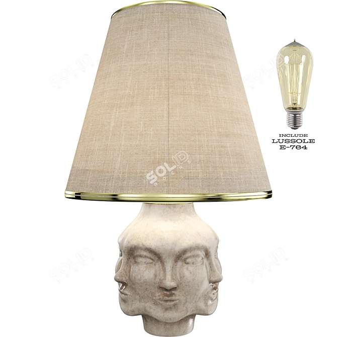 Elegant Dora Maar Table Lamp 3D model image 1