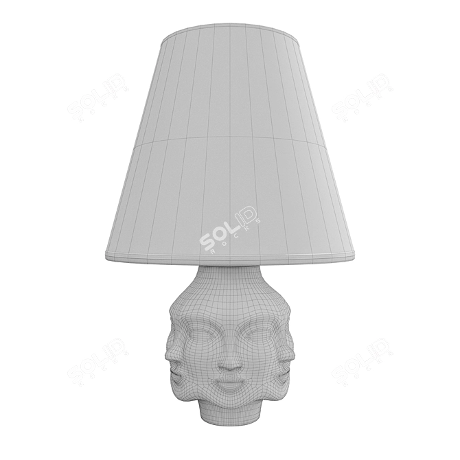 Elegant Dora Maar Table Lamp 3D model image 3