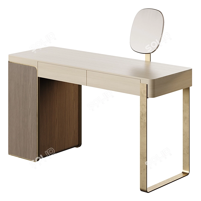 Olivya Stone DROFF Modern Vanity Desk 3D model image 3