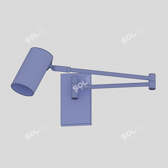 Minimalist Wall Light 3D model image 3