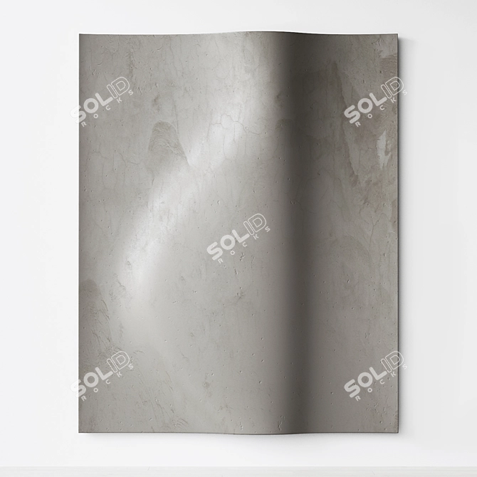 Abstract Relief Composition Wall Art 3D model image 1