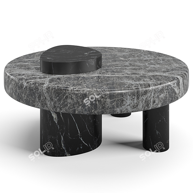 Elegance Defined: Trussardi Casa Coffee Tables 3D model image 3