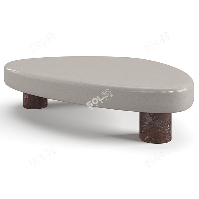 Elegance Defined: Trussardi Casa Coffee Tables 3D model image 5
