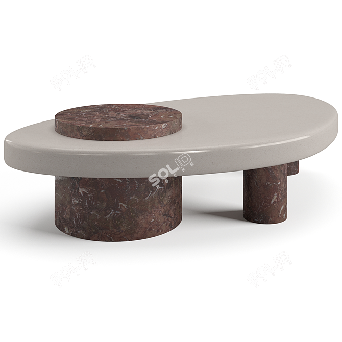 Elegance Defined: Trussardi Casa Coffee Tables 3D model image 7