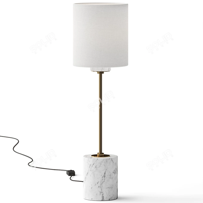 Modern, Elegant Aitana Table Lamp 3D model image 1