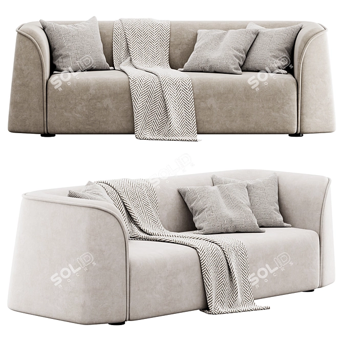 Blu Dot Thataway Sofa Set 3D model image 1