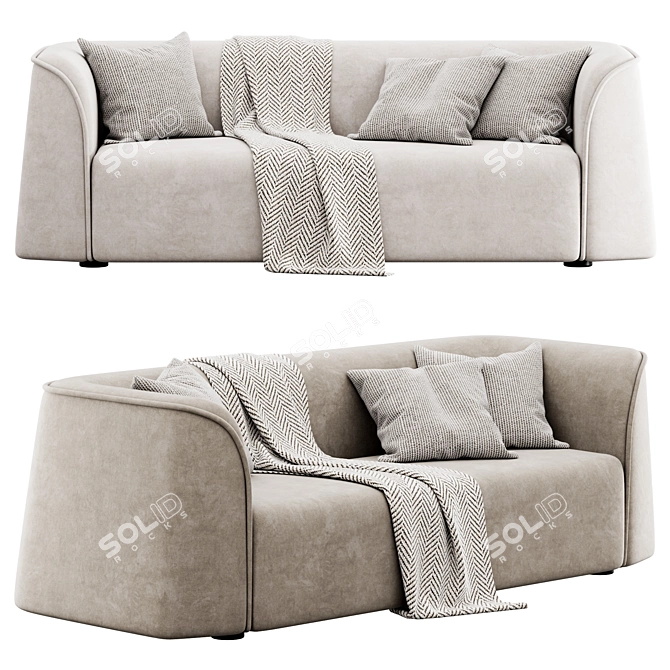 Blu Dot Thataway Sofa Set 3D model image 2