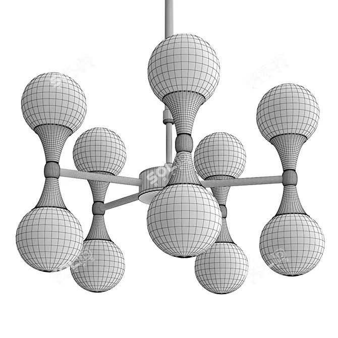 Arte Lamp PALLA Pendant Light 3D model image 2
