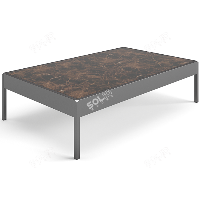 Trussardi Casa Band Tables Set 3D model image 6