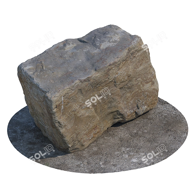 Natural Stone 3D Models Kit 3D model image 4