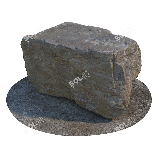 Natural Stone 3D Models Kit 3D model image 5