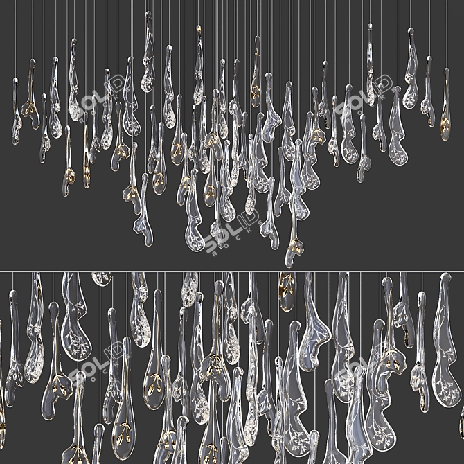 Herbarium Icon Chandelier — Exquisite Lighting 3D model image 1