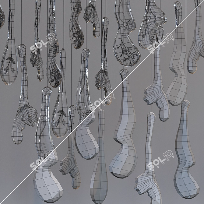 Herbarium Icon Chandelier — Exquisite Lighting 3D model image 3