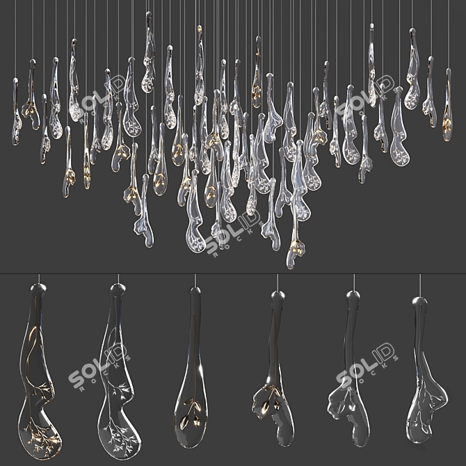 Herbarium Icon Chandelier — Exquisite Lighting 3D model image 4