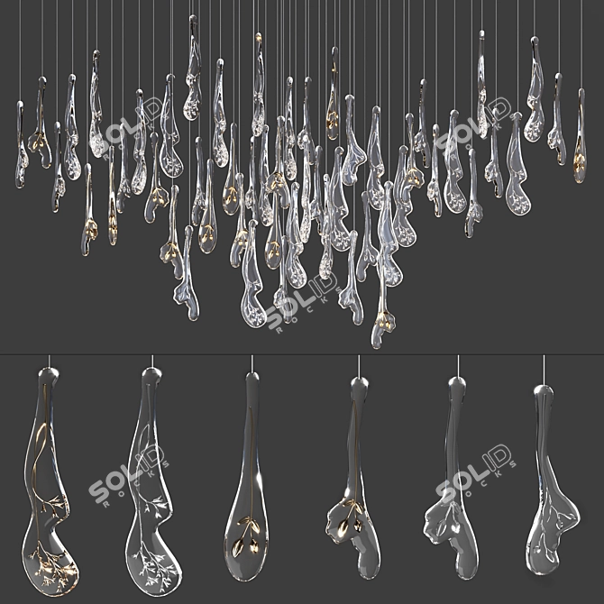 Herbarium Icon Chandelier — Exquisite Lighting 3D model image 5