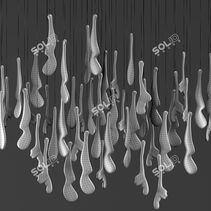 Herbarium Icon Chandelier — Exquisite Lighting 3D model image 7