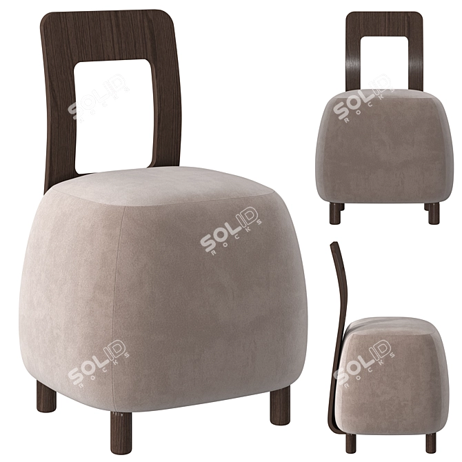 Vice-versa Innova Chair: Sleek Modern Design 3D model image 1