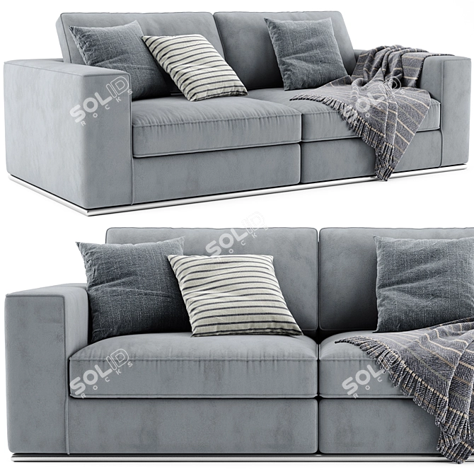 Formerin Hermes 2-Seater Sofa 3D model image 1