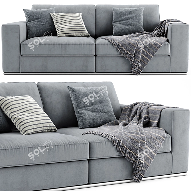 Formerin Hermes 2-Seater Sofa 3D model image 2