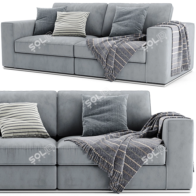 Formerin Hermes 2-Seater Sofa 3D model image 3